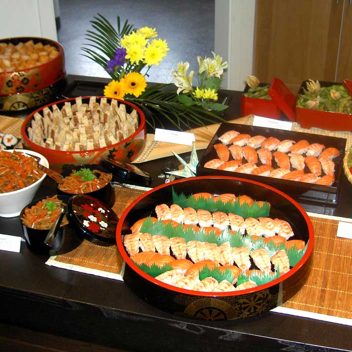 sushi catering till ett event i Borås